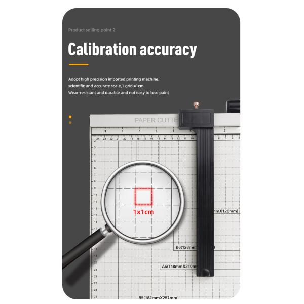 Precision Cutting Made Easy with Our A4 Manual Paper Cutter Aluminium Alloy