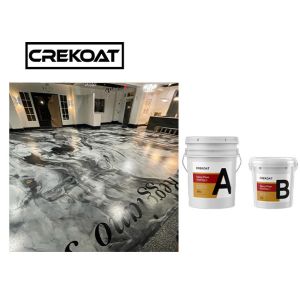 100% Solid Poly Epoxy Resin Coating Metallic Epoxy Floor System