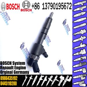 0445110280 BOSCH Diesel Injector New Common Rail Injector Assembly 0986435192