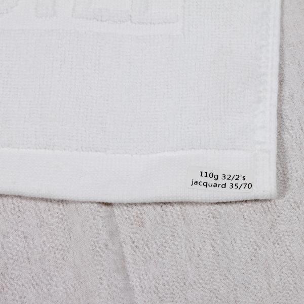 Luxury Jacquard White Cotton Hand Towels
