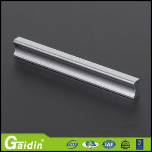 Quality wardrobe contemporary foggy siver aluminum furniture handle for sale