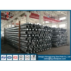 Durable Galvanized Steel Tubular Pole Electricity Transmission Substation