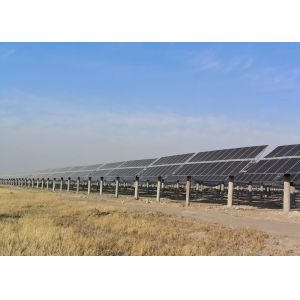Galvanized Steel Solar Sun Tracker Solar Panel Single Independent Axis Solar