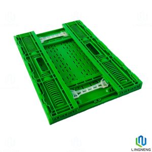 27L Lightweight Folding Crate Box Vegetable Fruit Turnover Mesh Crate With