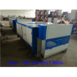 Two cylinder cotton dropping waste card fly cleaning machine
