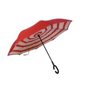SGS Custom Pongee Fabric Double Layer Reverse Inverted Umbrella