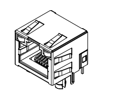 Quality 615008142121 8P8C RJ45 Modular Jack With 2xBipolar Y/G LED for sale