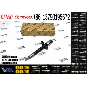 China High Quality Common Rail Injector 095000-7030 095000-7031 23670-39185 23670-39186 23670-30140 for 1KD-FTV Engine on sale