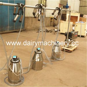 Quality Electric Cow Milking Machine with 25L Stainless Bucket and ISO, CE, FDA, SGS Certification for sale