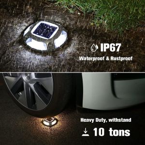 IP67 Waterproof Solar Dock Light with Battery 1.2V/600MAH Ni-Mh Battery -20C-