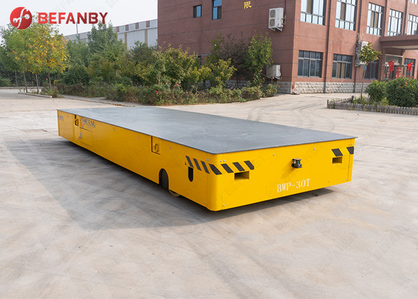 Buy Durable 20 Ton Railless Electric Transport Cart at wholesale prices
