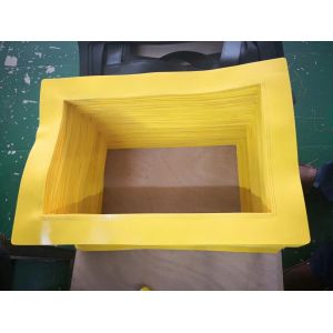 high quality sewn bellows yellow colour for flow waterjet machines standard