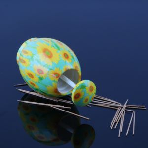 Desktop Hotel Sunflower Printing Portable Toothpick Holder