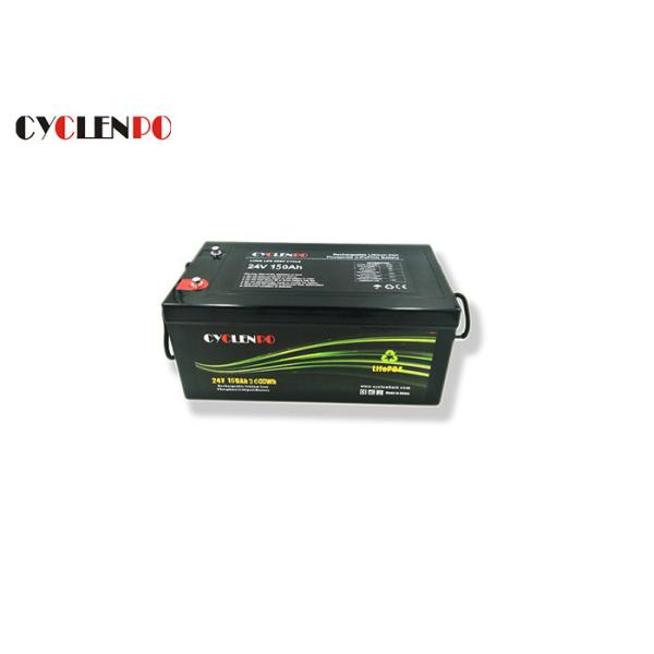 24v 150ah Lifepo4 Lithium Marine Batteries High Energy Density Environmental