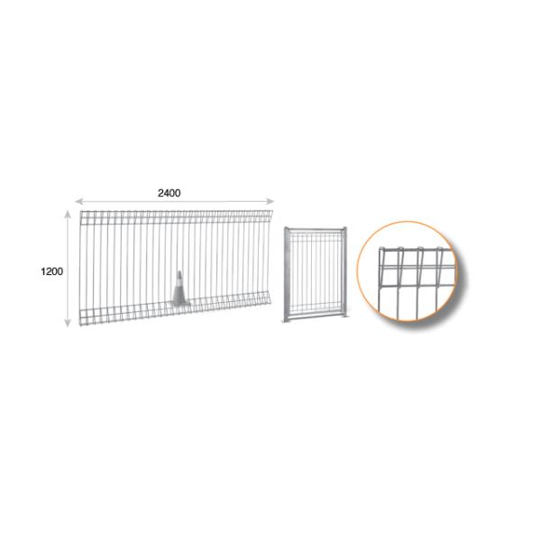 60x150mm Wire Mesh Fence Panels