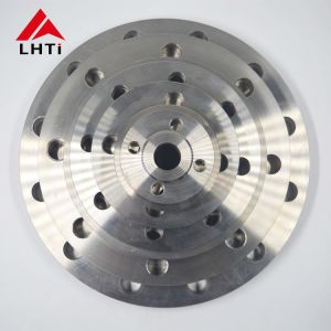 MOQ 1 Piece Titanium Thread Flange With Wooden Case Packaging