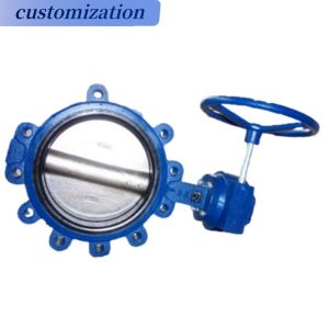 Water Heater Service Valves Pneumatic Control Wafer Type Butterfly Valve