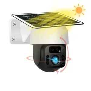 Wireless Weatherproof 6.8W 4G Solar PTZ Camera