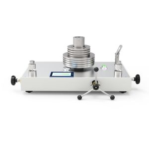 Buy cheap DK Series Piston Pressure Gauge Demagnetized Stainless Steel Weights Low from wholesalers