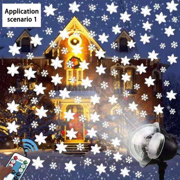 Factory Directly Supply Amazon Ebay New Outdoor Waterproof Christmas LED Snowfall Projector