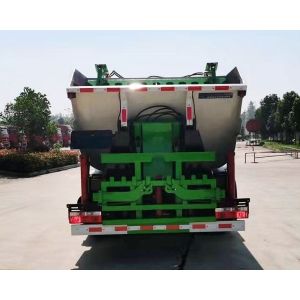 Electric Garbage Compression Truck Direct Custom's Requirement Trash Bin