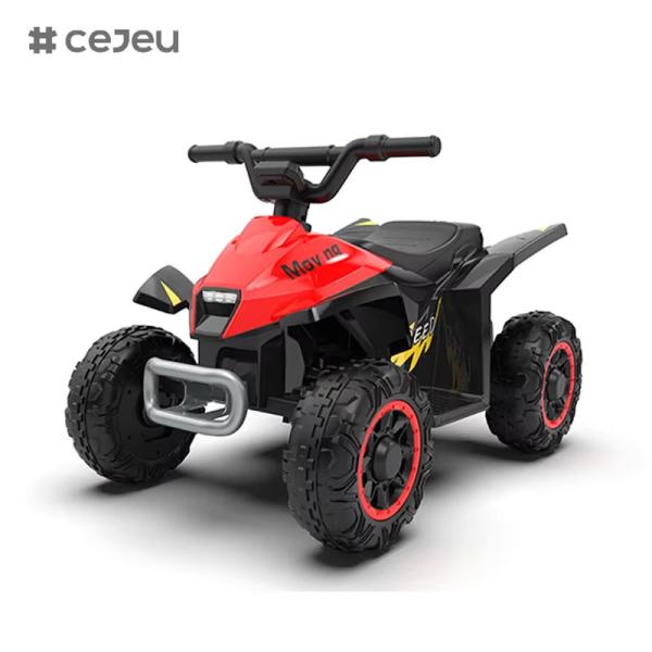 CJ-YB-618 Hot Sale Factory Direct Wholesale Source Kids Mini Atv Ride on Quad Battery Power Buggy Toy Off-road Motorcycle with Music