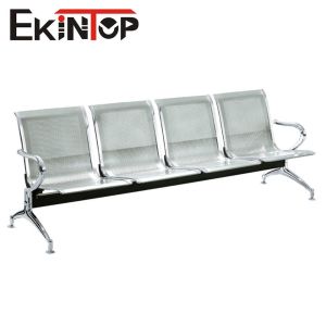 China OEM ODM Waiting Chair Bench With Armrest Cold Roll Steel Material on sale