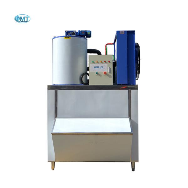 Food Beverage Seawater Flake Ice Machine Commercial Ice Maker Machine With