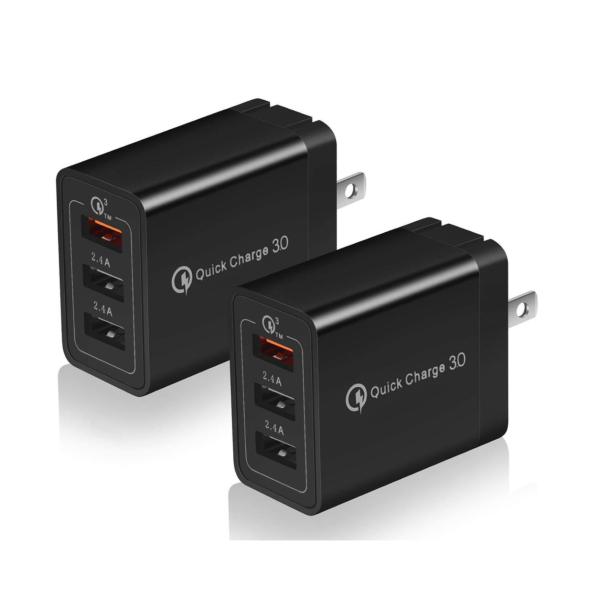 White PD Phone Charger 3 Port USB Fast Charger OEM ODM