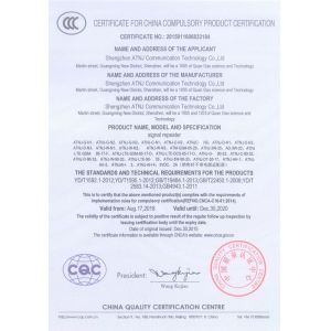 Shenzhen Atnj Communication Technology Co., Ltd. Certifications