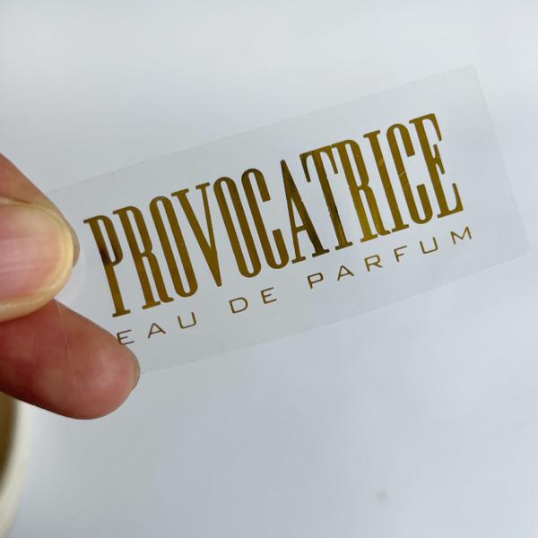 70mm 30mm Holographic Die Cut Stickers Transparent Eco Friendly