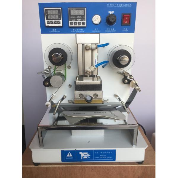 0.3kw Semi-auto Hot Stamping Machine for Shoes Code LOGO Produced in Manufacturing Plant