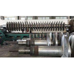 Rotary Sludge Sludge Paddle Dryer Medicine Chemicals Processing Support