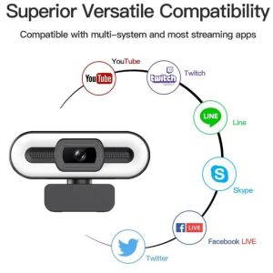 Weatherproof 2K 4K Livestream Camera Version 4K HD Webcam Q16