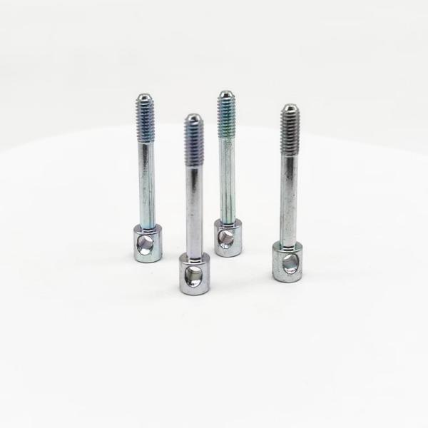 Precision Slotted Capstan Captive Screws DIN 404 ISO-Compliant Threaded Fasteners In Stainless Steel Titanium Custom Materials