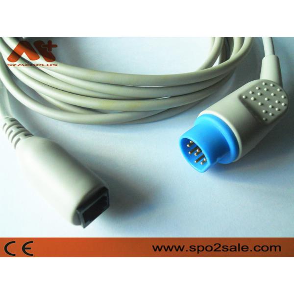 Buy Siemens Compatible IBP Adapter Cable For Utah,BD,Edwards,Abbort,B.braun,Argon,Medex logical IBP Transducer at wholesale prices