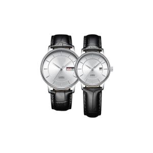 China Lovers Brown Automatic Watch ,  Stainless Steel Automatic Leather Strap Watch on sale