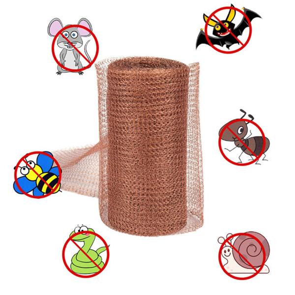 Copper Rodent Mesh for Plants Walls and Floors 40 Density with 15mm Aperature