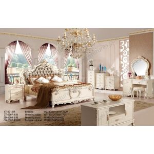 China bed making factory high quality fashionable king size bed 6018