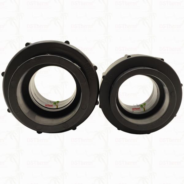 Ppr Black Plastic Union For Piping System Customizable Durability Chemical Resistance