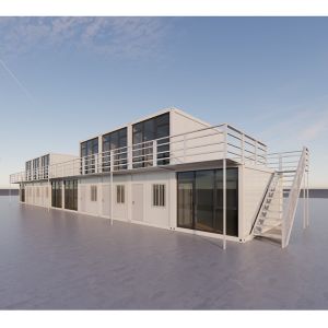 Customized Office Pod Booth Temporary Construction Site Stackable Prefab Modular