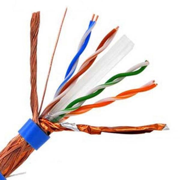 Buy Indoor Waterproof S/FTP Lan Cable CCA Cat6 Communication Network Gigabit at wholesale prices