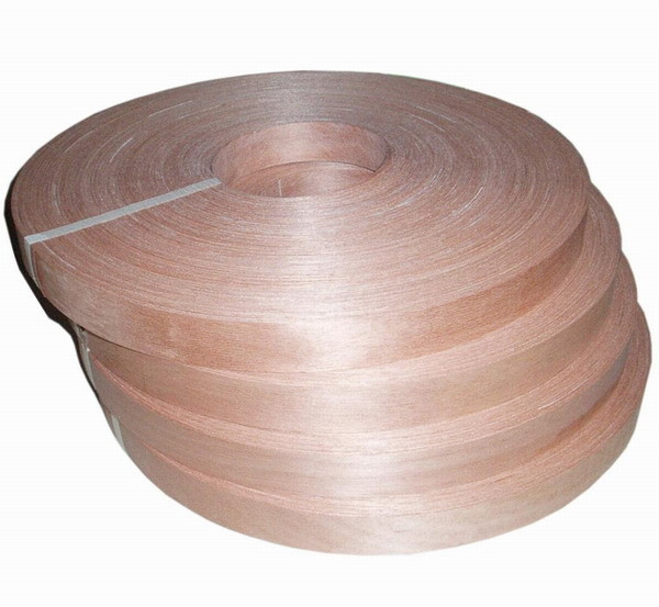 Buy Natural Chinese Cherry Wood Veneer Edge Banding Tape/Rolls at wholesale prices