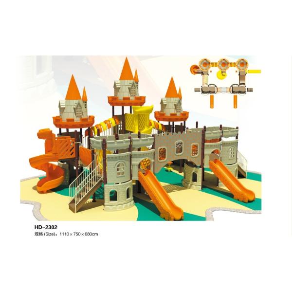 Wholesale Colorful Plastic Kids Outdoor Playground Equipment with CE Certificate