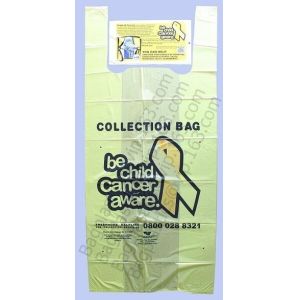 Compostable Charity Donation Collection bags, collection sacks, Donation sacks,
