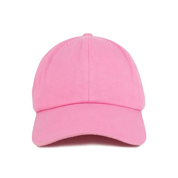 Buy BSCI Metal Buckle Embroidered Baseball Caps Without Logo at wholesale prices