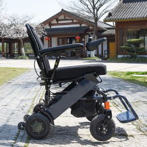 Lithium Battery Brushless Motor Disabled Wheelchair 6km/H