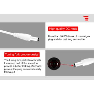 12V 3A AC Power Adapter for Smoke Detector Set Top Box Lg LCD Monitor Hoverboard