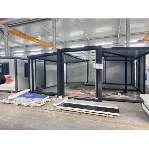 Extendable Mobile House Eco-Friendly Foldable Expandable Steel Container Living