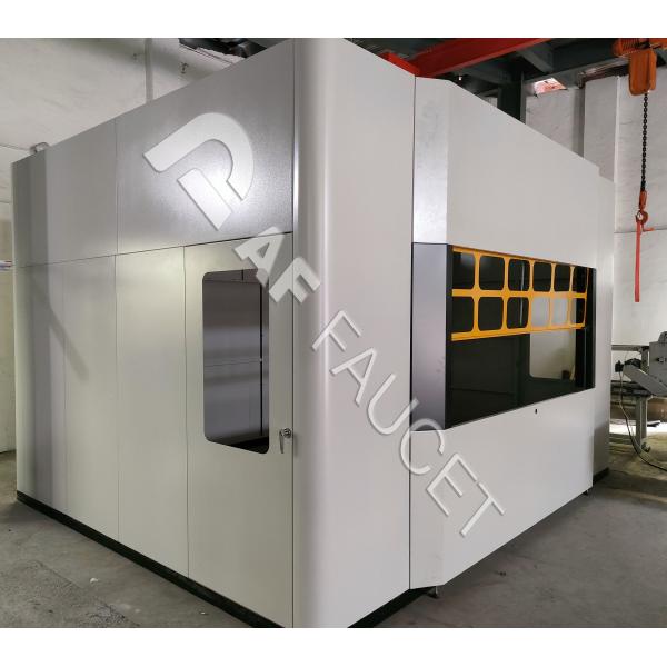 RTAF-AP04AZ-Zinc Alloy Sanitaryware Polishing Machine, 4-spindles mop wheels polishing machine, CNC polishing machine